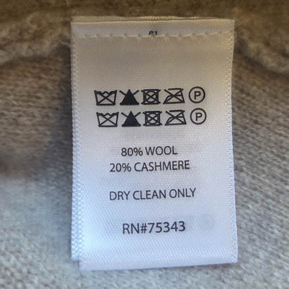 NWT Joie 80% Wool 20% Cashmere Button Front Cardigan – Soft Beige – Size S - Picture 5 of 5